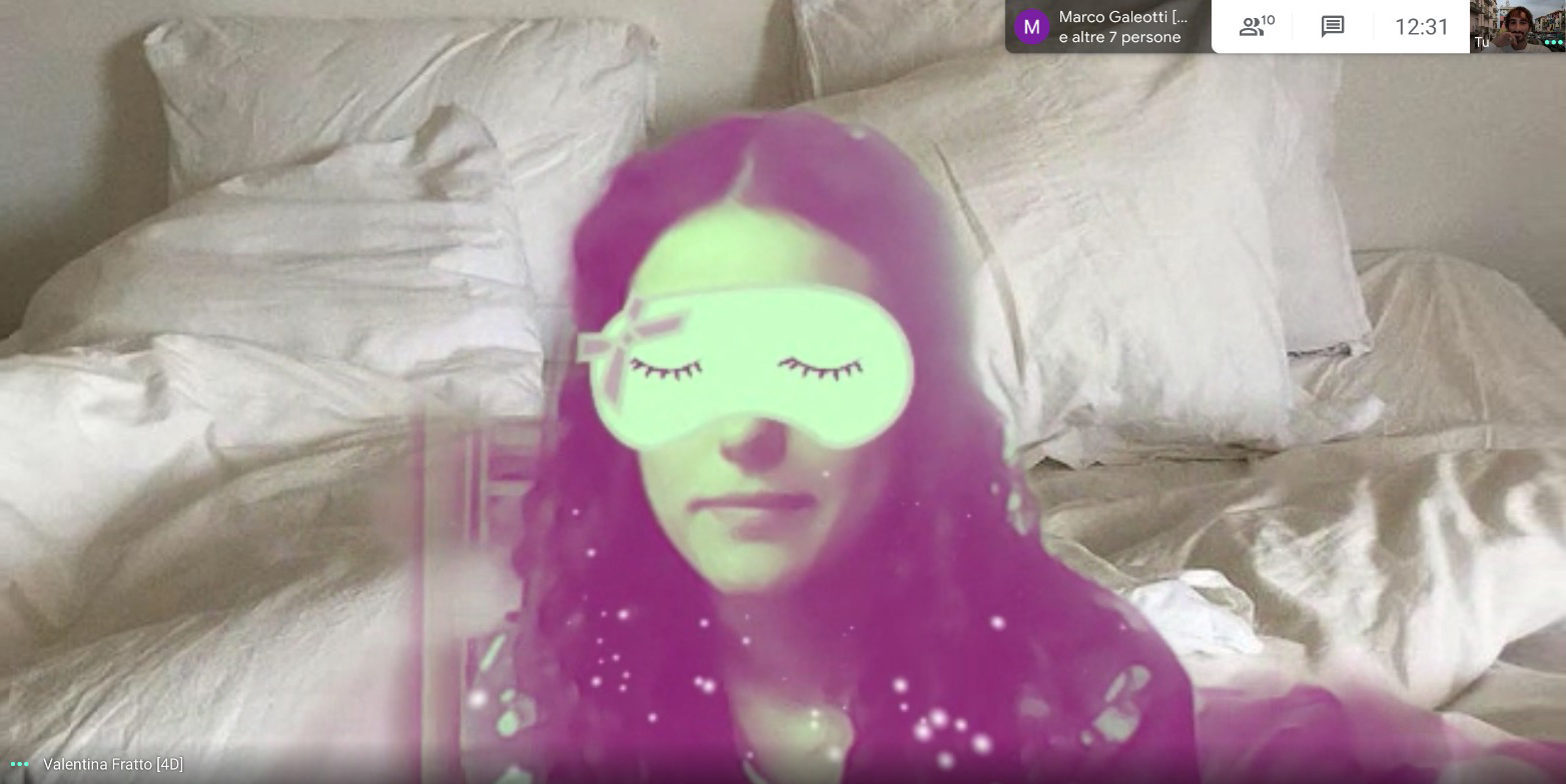 Videoconferenze dall'altrove - Valentina